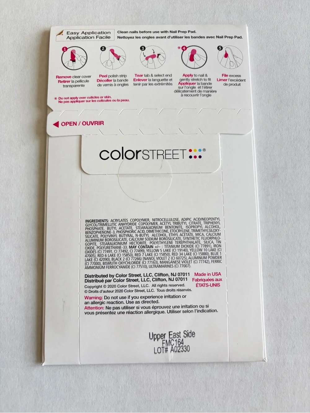 *Retired* Color Street: Upper East Side | Neutral Brown Solid Classic Crème